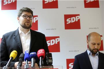 SDP: Grbin i Zmajlović održali konferenciju za medije