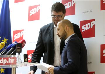 SDP: Grbin i Zmajlović održali konferenciju za medije