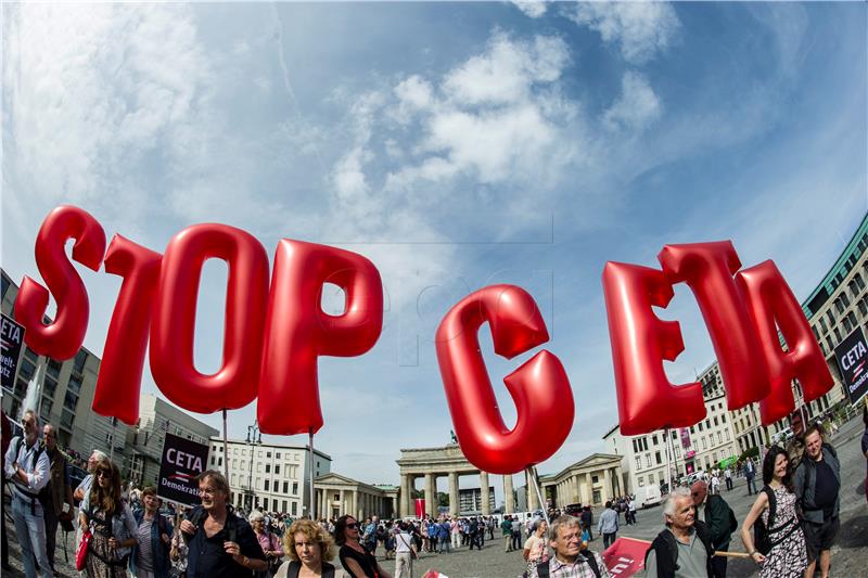 GERMANY PROTEST AGAINST CETA