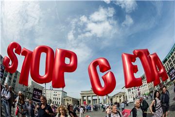 GERMANY PROTEST AGAINST CETA