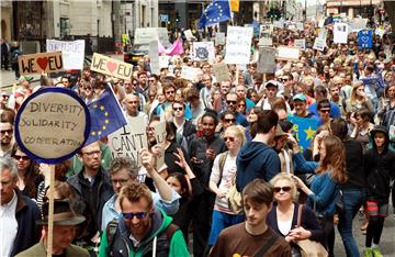 BRITAIN ANTI BREXIT MARCH FOR EUROPE