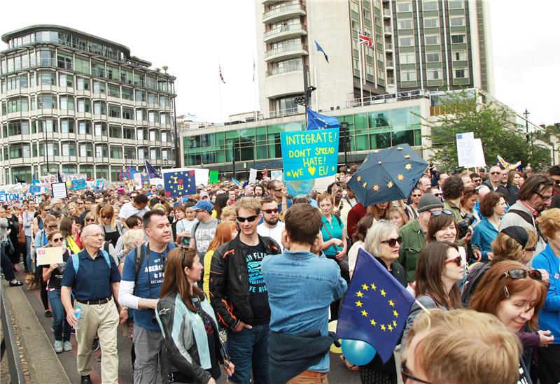 BRITAIN ANTI BREXIT MARCH FOR EUROPE