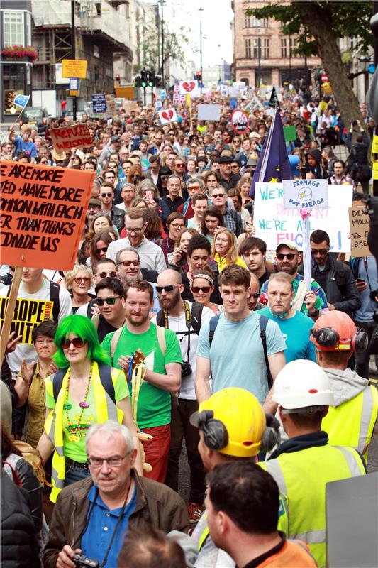 BRITAIN ANTI BREXIT MARCH FOR EUROPE