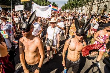 HUNGARY SOCIETY GAY PRIDE MARCH