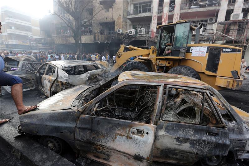 IRAQ BAGHDAD CAR BOMB BLAST