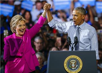 Obama prvi put s Clinton na predizbornom skupu 