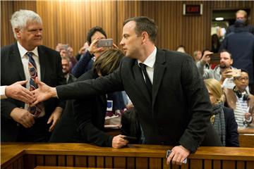 SOUTH AFRICA TRIALS PISTORIUS SENTENCING