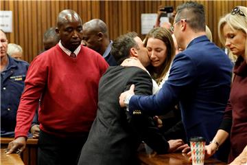 SOUTH AFRICA TRIALS PISTORIUS SENTENCING