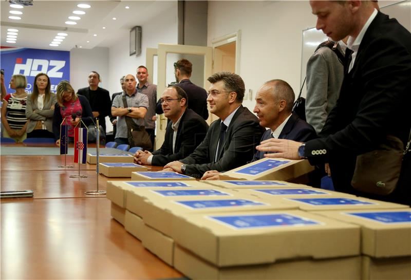 Sole candidate for HDZ leader collects 35,000 signatures for candidacy