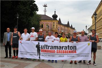 Četvorica maratonaca krenula iz Vukovara prema Srebrenici