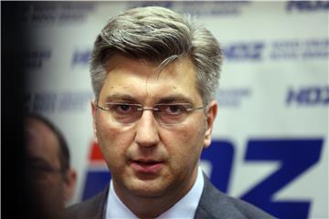 Plenković: HDZ razmatra mogućnost da na izbore ide samostalno