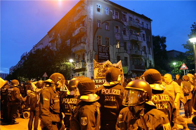 GERMANY SQUATTER PROTEST