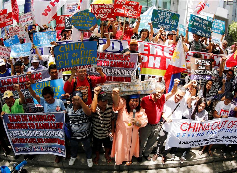 PHILIPPINES SOUTH CHINA SEA DISPUTE PROTEST