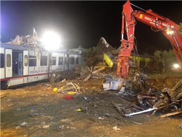 ITALY TRAIN COLLISSION ACCIDENT