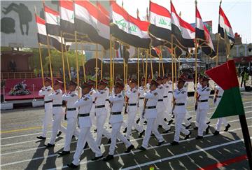 IRAQ BAGHDAD DEFENCE ARMY VICTORY PARADE