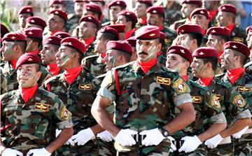 IRAQ BAGHDAD DEFENCE ARMY VICTORY PARADE