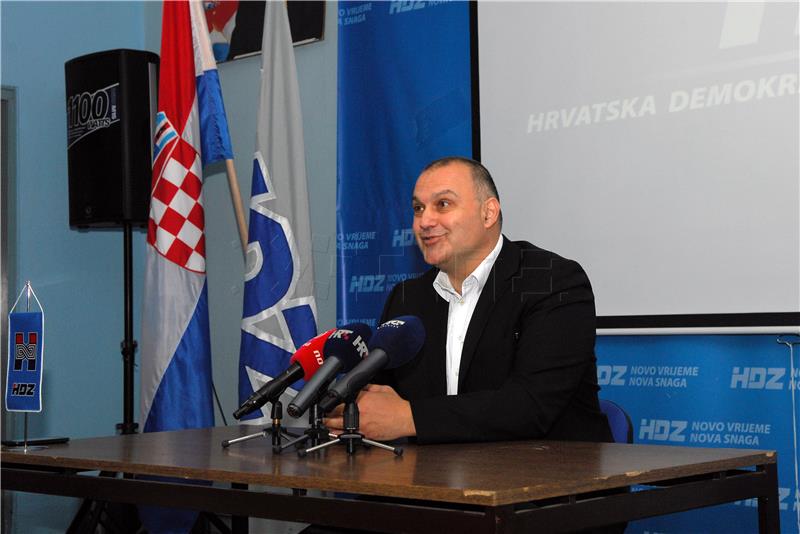 HDZ: Damir Jelić održao konferenciju za medije