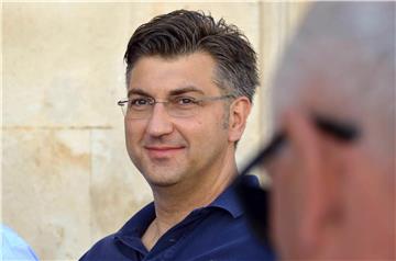 Dubrovnik: Plenković glasovao na izborima za predsjednika HDZ-a