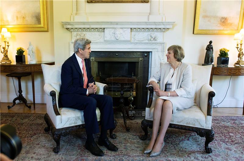 BRITAIN USA JOHN KERRY VISIT