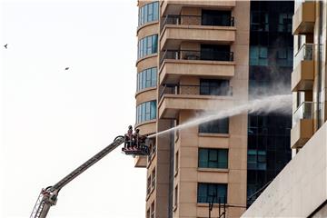 UAE DUBAI FIRE SKYSCRAPER