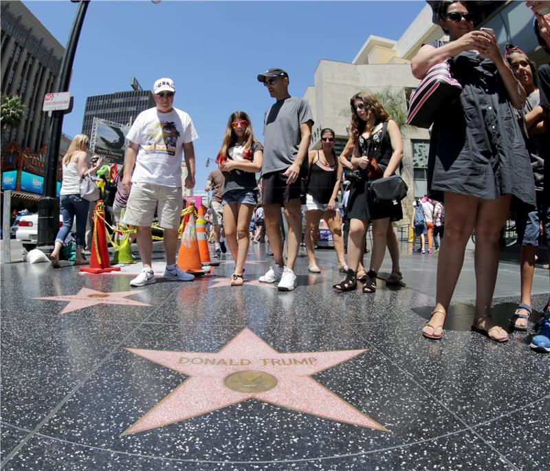 USA CALIFORNIA DONALD TRUMP STAR