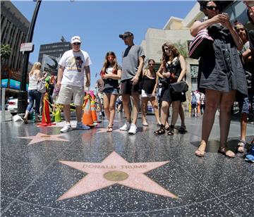 USA CALIFORNIA DONALD TRUMP STAR