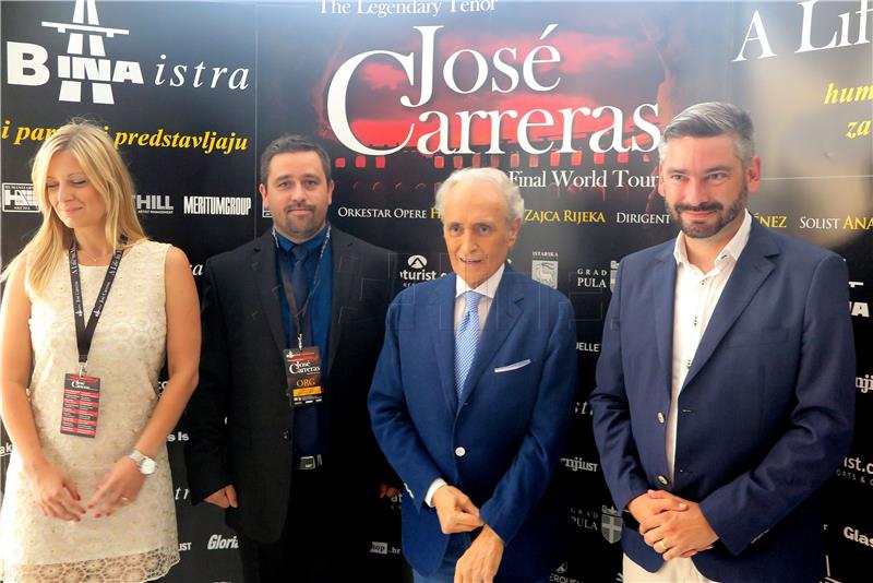 Carreras: užitak i privilegija je nastupiti u pulskoj Areni