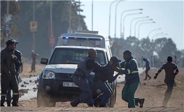 SOUTH AFRICA ELECTION PROTEST