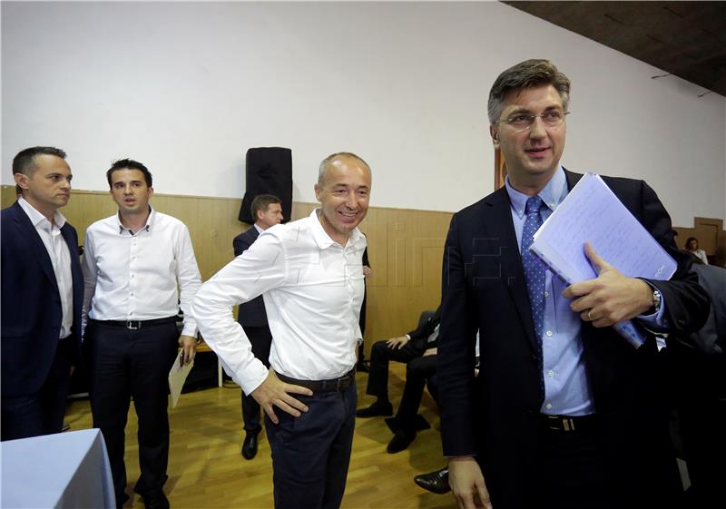 Plenkovic says HDZ will run independently in September election