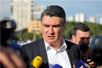 Zadar: Milanović dao izjavu za medije