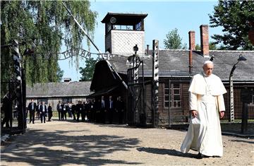 POLAND POPE AUSCHWITZ