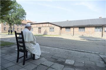 POLAND POPE AUSCHWITZ