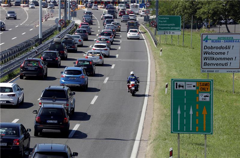 Kolone vozila na autocesti A1