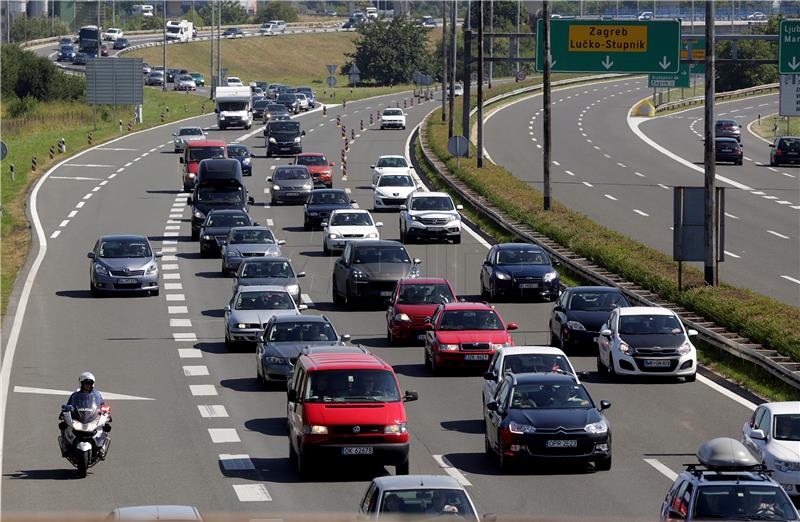 Kolone vozila na autocesti A1