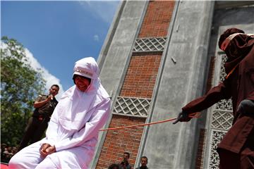 INDONESIA ACEH WHIPPING PUNISHMENT