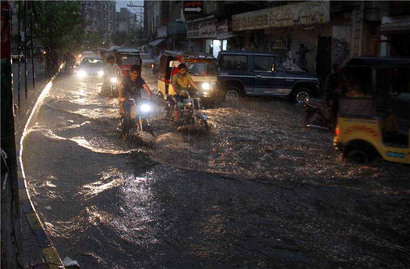 PAKISTAN WEATHER MONSOON FLOODS