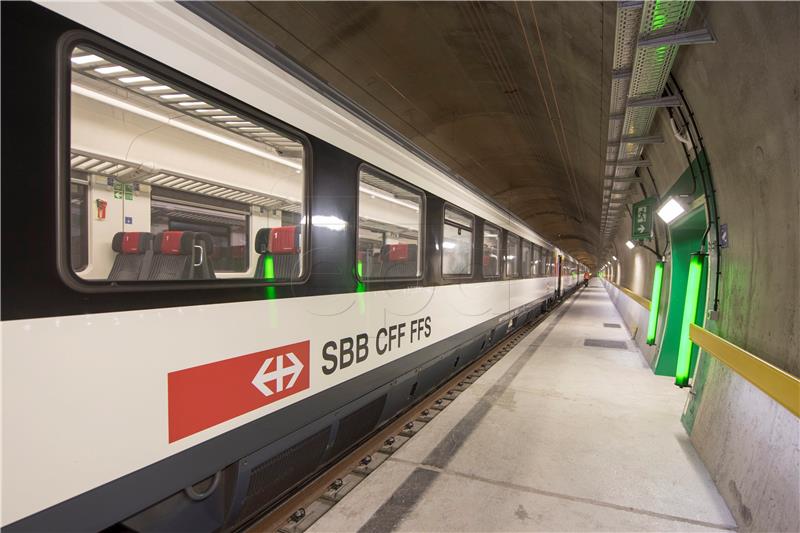 SWITZERLAND GOTTHARD BASE TUNNEL