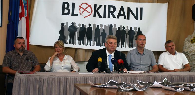 Konferencija za medije političke stranke Blokirani