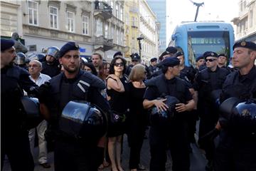 Zagreb: Izgredi tokom protestne akcije antiratnih aktivista, intervenirala policija 