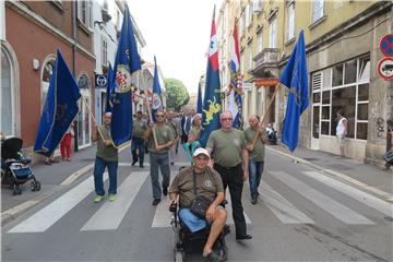 Pula: mimohod branitelja