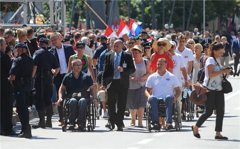 Središnje obilježavanje 21. obljetnice "Oluje" u Kninu