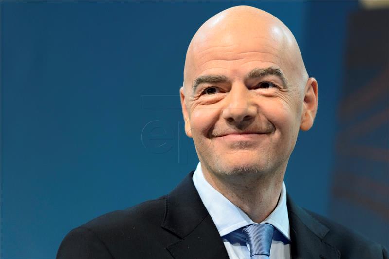 FILE SWITZERLAND SOCCER FIFA INFANTINO CLEARED