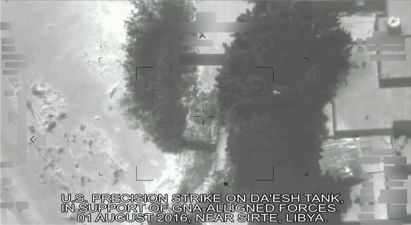 LIBYA USA DEFENSE AIRSTRIKES