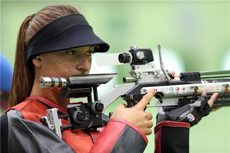 RIO2016: Zračna puška 10 metara, Valentina Gustin