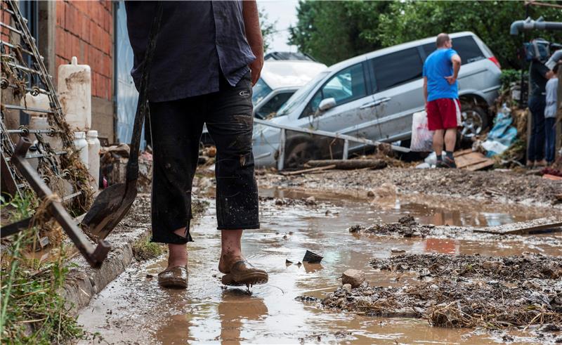 FYROM HEAVY STORM HITS SKOPJE