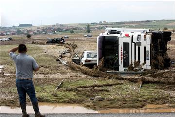 FYROM HEAVY STORM HITS SKOPJE