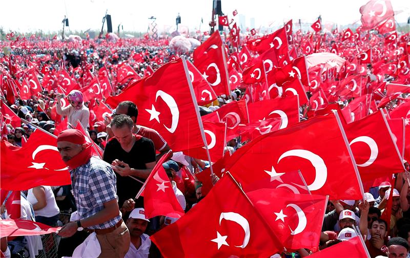 TURKEY COUP PROTEST