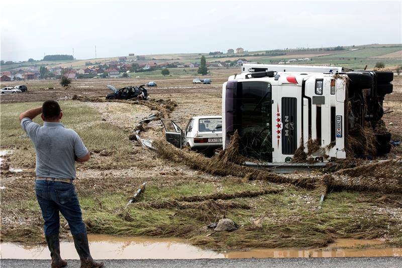 At least 20 dead in freak deluge in Macedonia