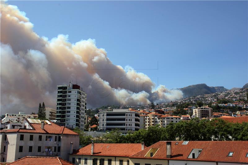 PORTUGAL FUNCHAL FOREST FIRE