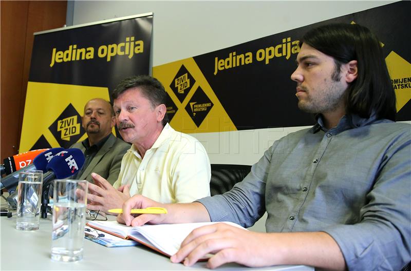 Konferencija za medije koalicije "Jedina opcija" i socijalnih partnera